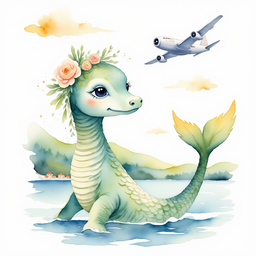 Nessie Sparkles and the Airplane Adventure