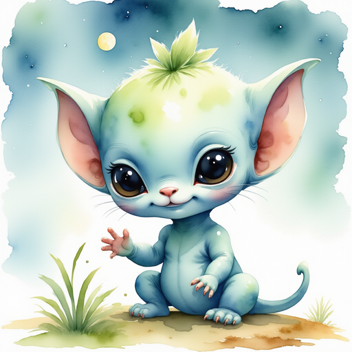 Zibloo rests a hand gently on a friend’s shoulder. In the background, soft moonlight glows on the hillside.