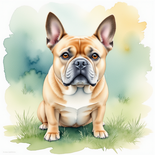 Milo - a French Bulldog - inside a dog park