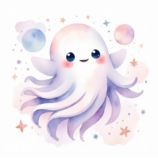 Glimmer Puff happily spinning in a swirl of bright glitter. In the background, a round mirror reflects scattered light.