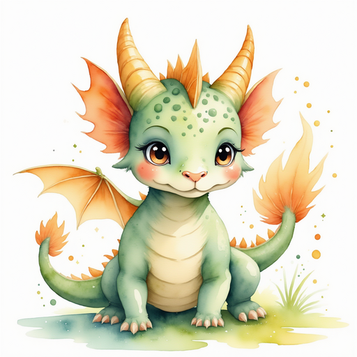 Ember Flare peeks out with wide, curious eyes. In the background, a shimmering stream.