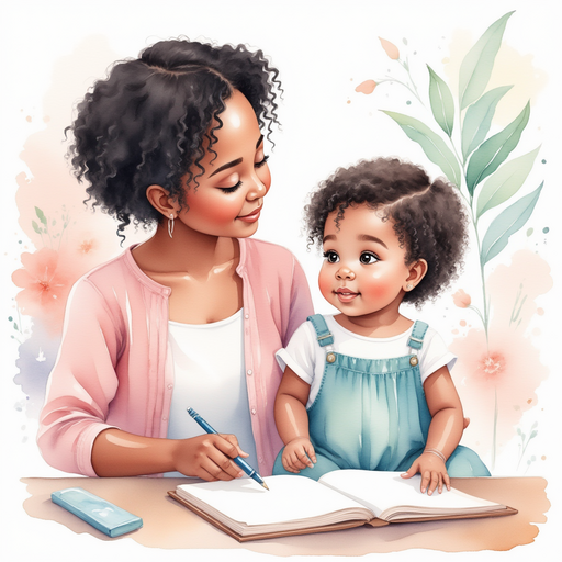 Ava's mother suggesting they draw together.