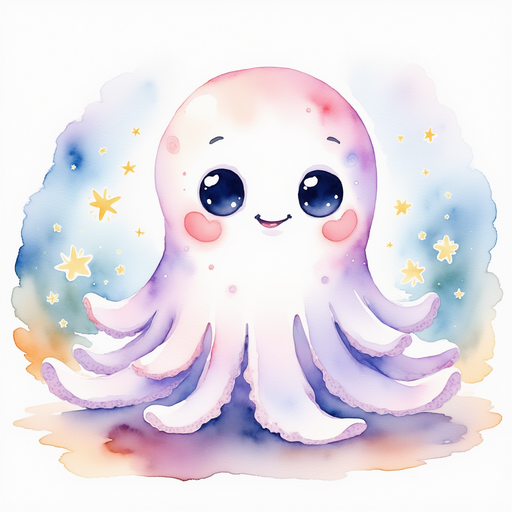 Glimmer Puff glows brightly beside a twisting path. In the background tiny fireflies sparkle in the dim light