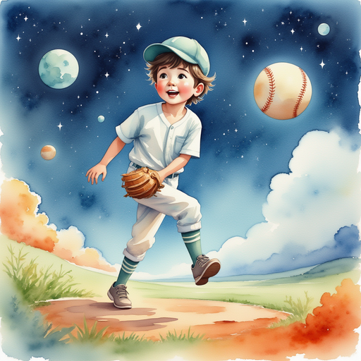 Lee struggling to play baseball in space.