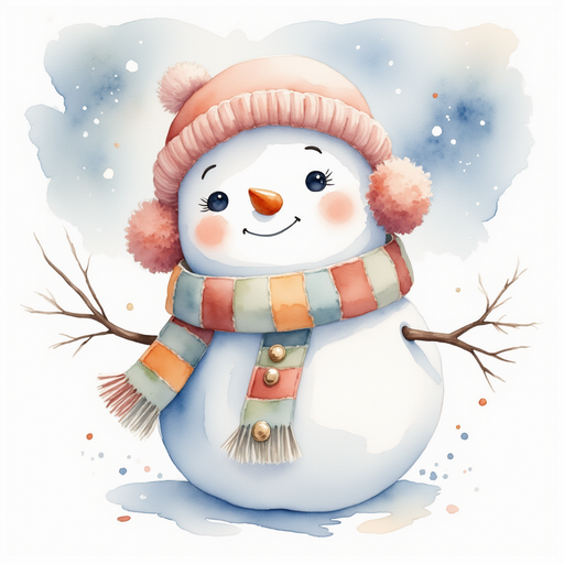 Frostyline Fable braces himself against the icy gust, map clutched to his chest. In the background, swirling snow flurries dance above frosty ground.